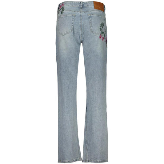 Desigual Blaue Baumwoll-Jeans mit geradem Bein by Desigual