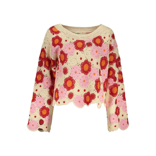 Desigual Beige Cotton Sweatshirt by Desigual