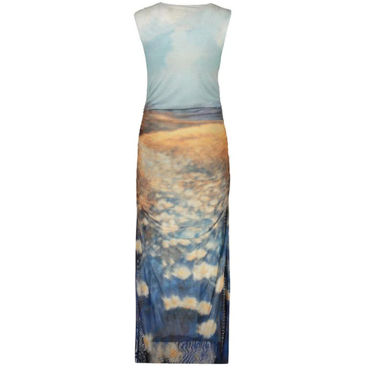 Desigual Blaues Freizeitkleid aus Polyester by Desigual