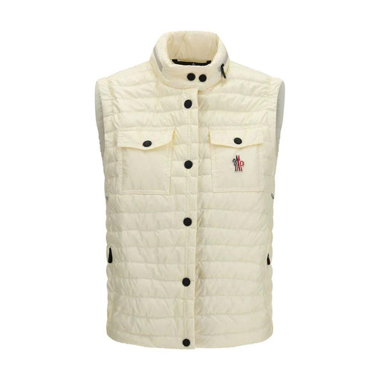 Moncler Grenoble Beige Polyamid Ärmellose Jacke by Moncler Grenoble