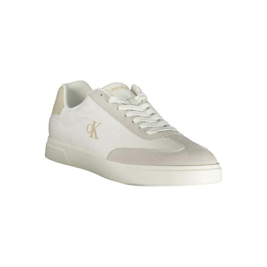 Calvin Klein Bianco Polyurethan Sneaker für Herren by Calvin Klein