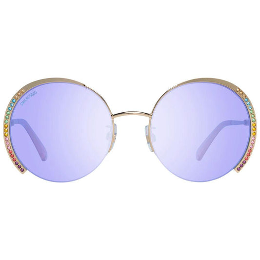 Swarovski Goldene Sonnenbrille mit Metallrahmen by Swarovski