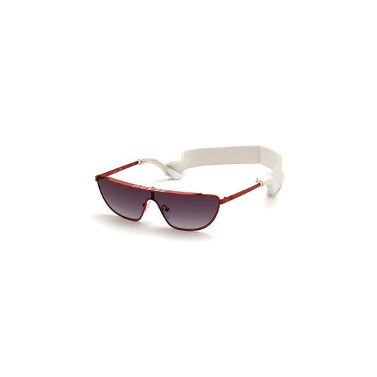 Guess Sonnenbrille Rot Glänzend Metallrahmen UV400 | ELORÉ by Guess