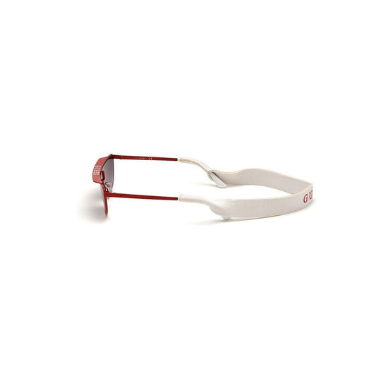 Guess Sonnenbrille Rot Glänzend Metallrahmen UV400 | ELORÉ by Guess
