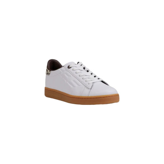 EA7 Emporio Armani Beige Leder Sneaker by EA7 Emporio Armani