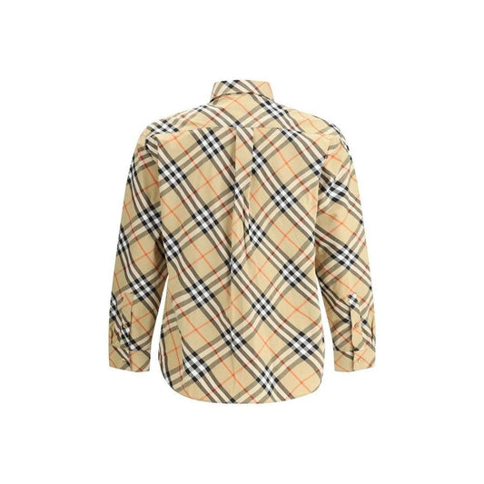 Burberry Archive Check Hemd Beige | ELORÉ