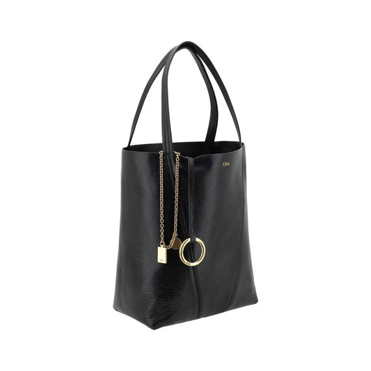 Chloé Schwarze Kalbshaut Bos Taurus Schultertasche by Chloé
