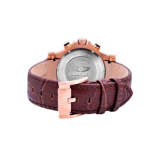 BOBROFF Luxus Chronograph Armbanduhr Braun | ELORÉ by Bobroff