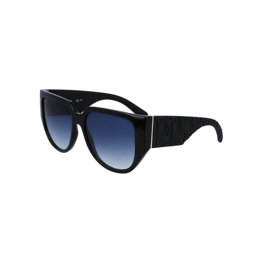 Salvatore Ferragamo Sonnenbrille Schwarz | ELORÉ by Ferragamo