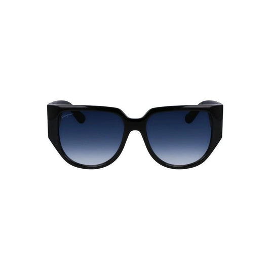 Salvatore Ferragamo Sonnenbrille Schwarz | ELORÉ by Ferragamo