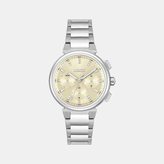 Hugo Boss Chronograph Armbanduhr Diamanten Silber | ELORÉ by Hugo Boss