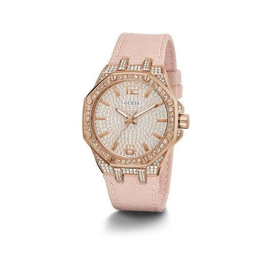 Guess Armbanduhr Pink Kristalle Glitzer Schmuck | ELORÉ by Guess