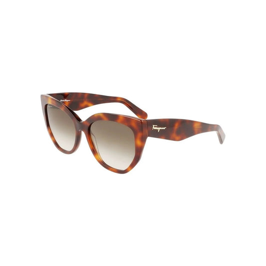 Salvatore Ferragamo Sonnenbrille Dunkelbraun | ELORÉ by Ferragamo