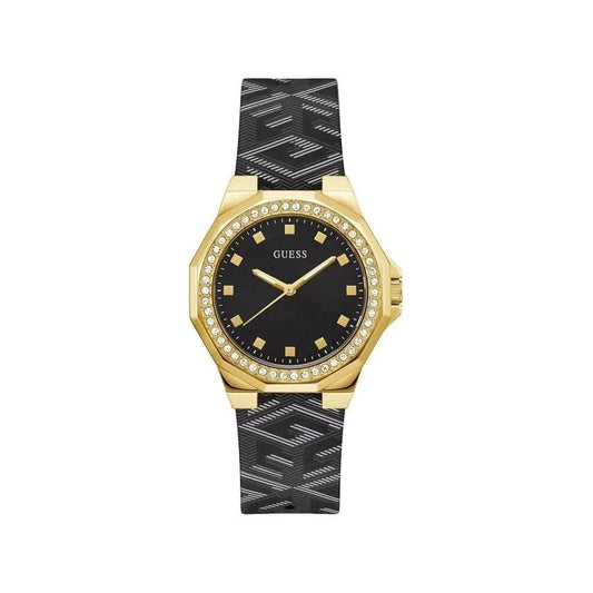 Guess Analoguhr Gelbgold Glitzer Kristalle | ELORÉ by Guess