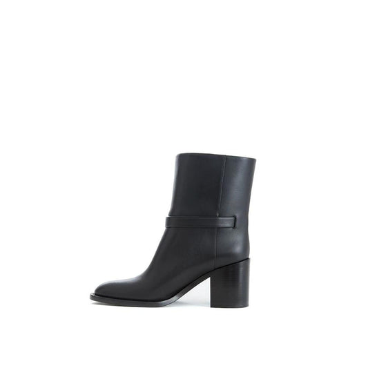 Stiefeletten Schwarz Leder by Burberry
