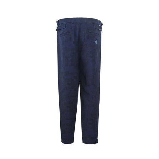 Emporio Armani Casual-Hose aus Leinen in Blau by Emporio Armani
