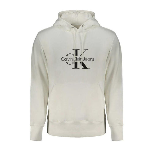 Calvin Klein Jeans Kapuzenpullover Monogram Weiß | ELORÉ by Calvin Klein
