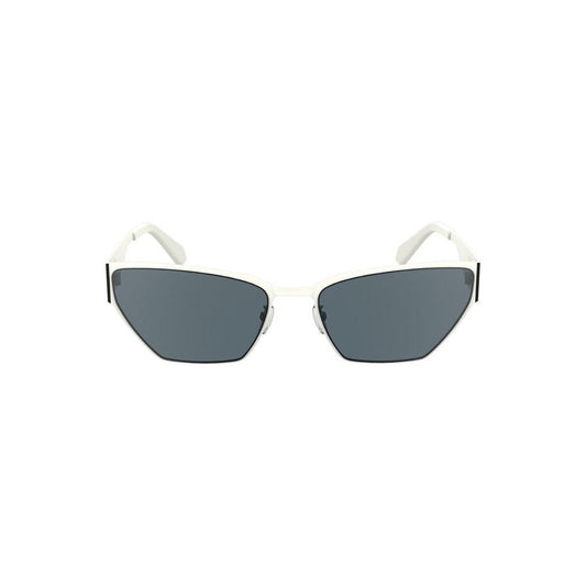 Luxusmarke Exquisita Eyewear Sonnenbrille Weiß | ELORÉ by Calvin Klein