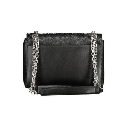Calvin Klein Monogram Flap Shoulder Bag Schwarz | ELORÉ by Calvin Klein