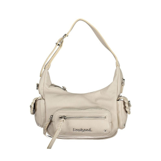 Desigual Polyethylen Handtasche Crossbody Weiß | ELORÉ by Desigual