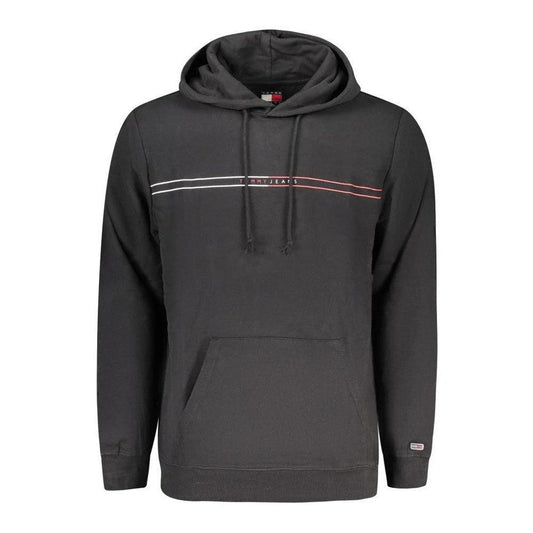 Tommy Jeans Kapuzenpullover Logo Print Schwarz | ELORÉ by Tommy Hilfiger