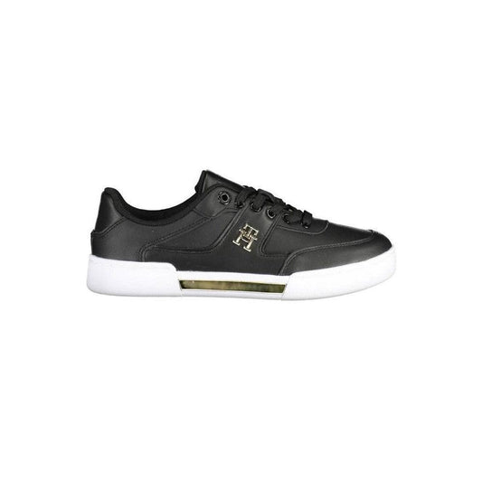 Tommy Hilfiger Monogram Sneaker Schwarz Metallic | ELORÉ by Tommy Hilfiger