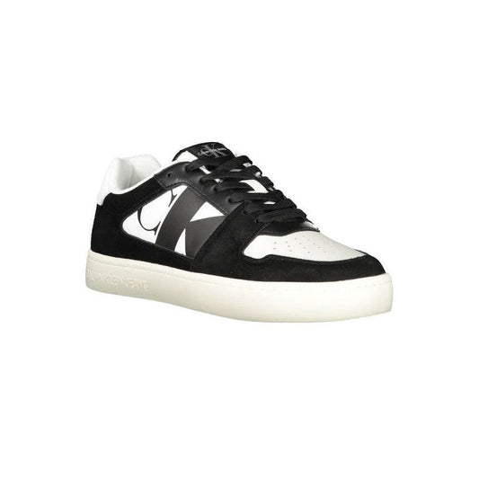 Manhattan Sneaker Weiß Leder Obermaterial Bequem | ELORÉ by Calvin Klein