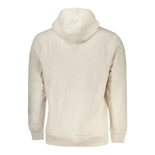 Tommy Jeans Striped Logo Hoodie Beige Regular Fit | ELORÉ by Tommy Hilfiger