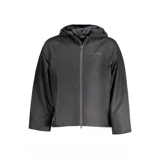 Calvin Klein Windbreaker Jacke Mit Kapuze Schwarz | ELORÉ by Calvin Klein