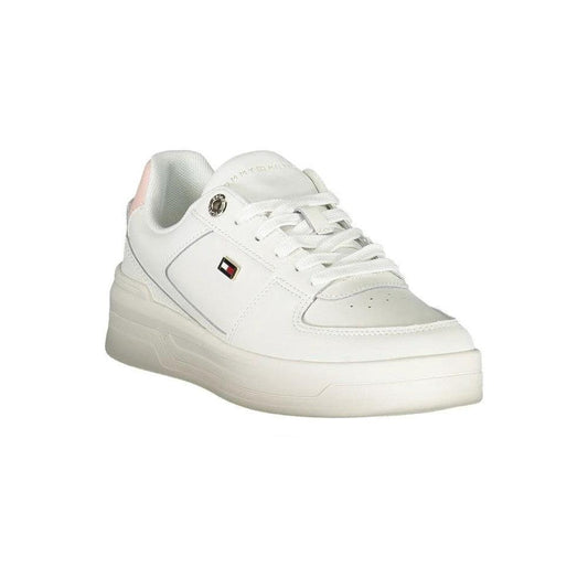 Tommy Hilfiger Patent Platform Sneaker Weiß | ELORÉ by Tommy Hilfiger