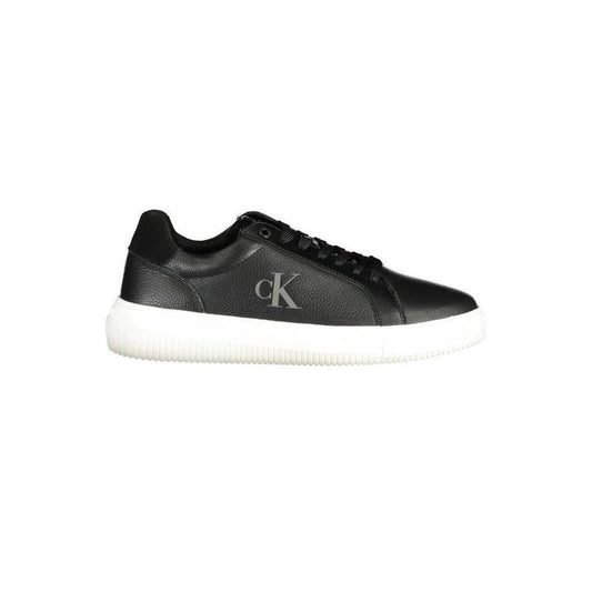 Calvin Klein Leather Signature Sneaker Schwarz | ELORÉ by Calvin Klein