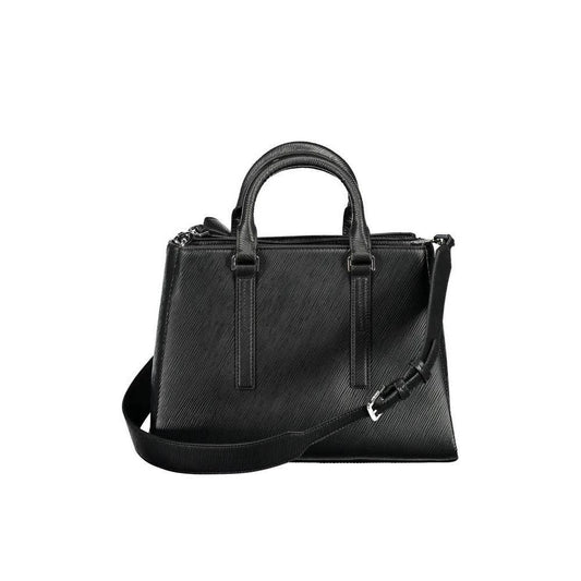 Exquisite Obsidian Leather Atelier Handtasche Schwarz | ELORÉ by Calvin Klein