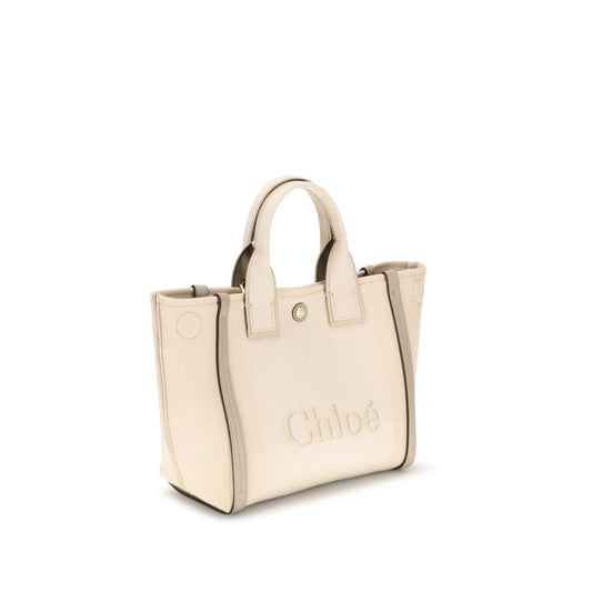 Chloé Beigefarbene Baumwollhandtasche by Chloé