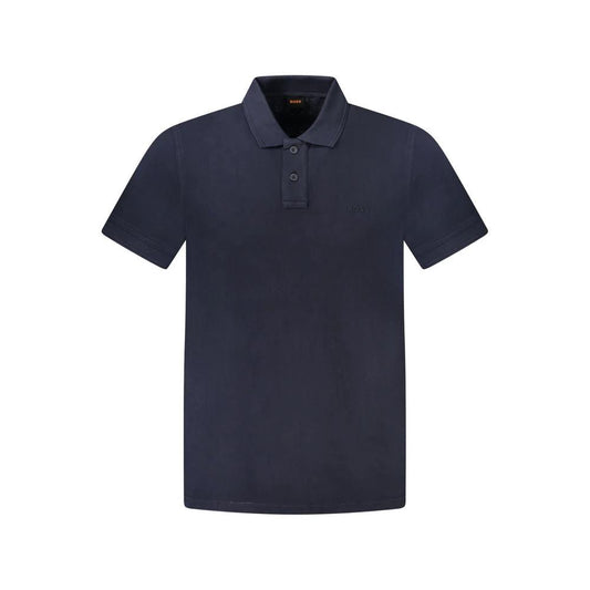 Hugo Boss Blaues Baumwoll-Poloshirt by Hugo Boss