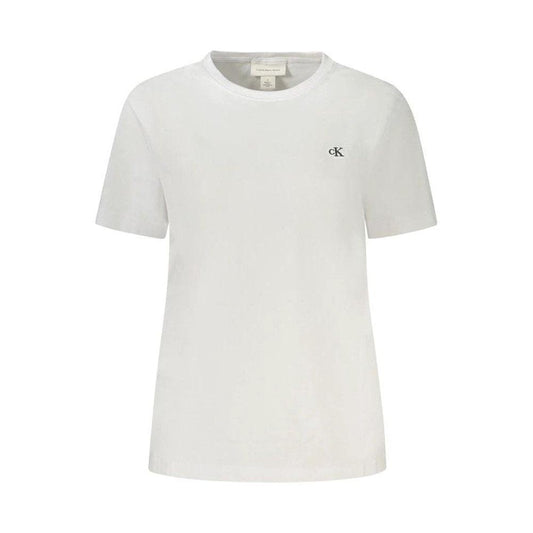 Calvin Klein T Shirt Baumwolle Basic Weich Weiß | ELORÉ by Calvin Klein