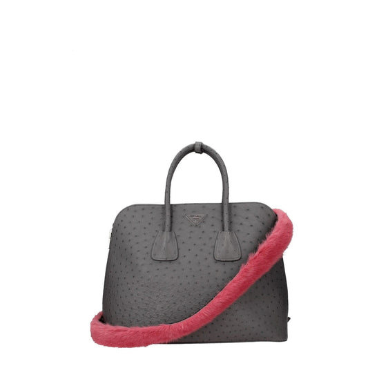 Prada Schulterriemen Rosa Visone Fell Leder | ELORÉ by Prada