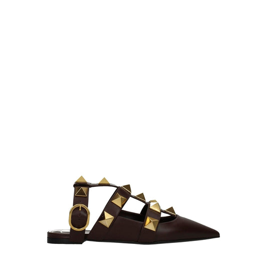 Valentino Garavani Rockstud Sandalen Braun | ELORÉ by Valentino Garavani