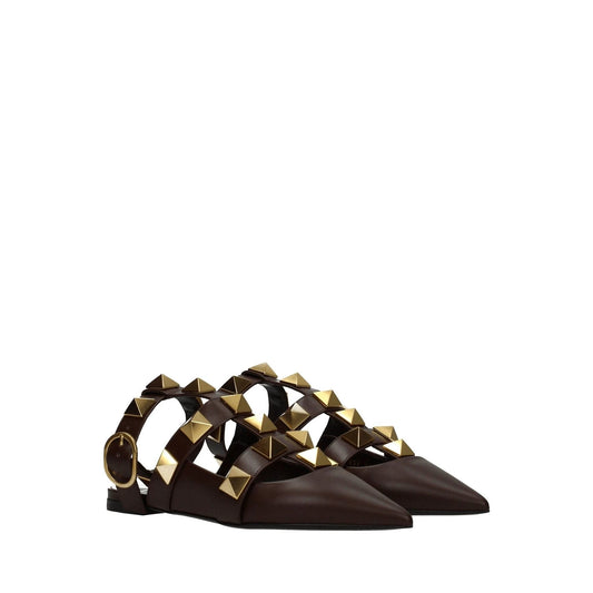 Valentino Garavani Rockstud Sandalen Braun | ELORÉ by Valentino Garavani
