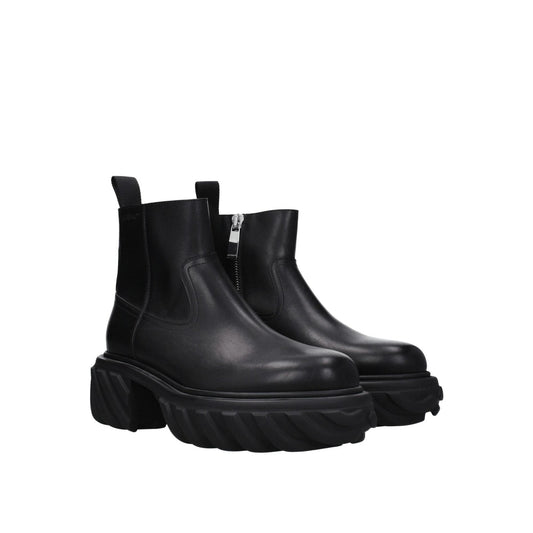 Off White Tractor Motor Boots Dunkel Schwarz | ELORÉ by Off-White