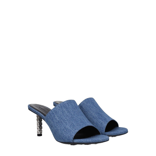 Givenchy Marshmallow Denim Damensandalen Blau | ELORÉ by Givenchy