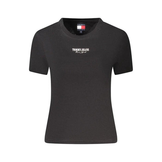 Tommy Jeans Tonal Logo T Shirt Tiefschwarz | ELORÉ by Tommy Hilfiger