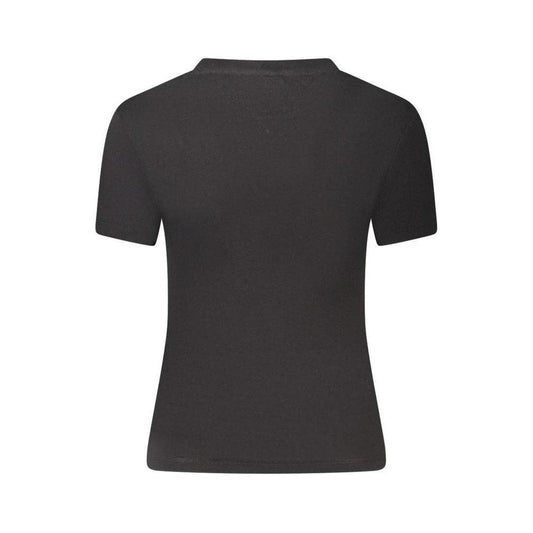 Tommy Jeans Tonal Logo T Shirt Tiefschwarz | ELORÉ by Tommy Hilfiger