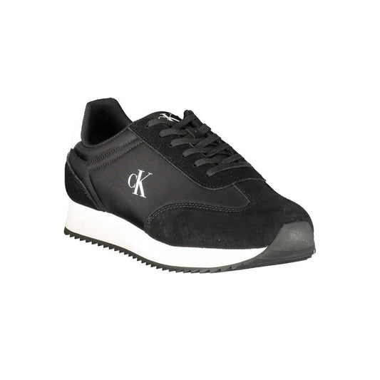 Sneaker Schwarz Leder by Calvin Klein