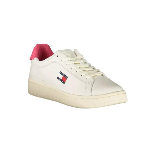 Tommy Hilfiger Flag Leather Sneaker Edition Weiß | ELORÉ by Tommy Hilfiger
