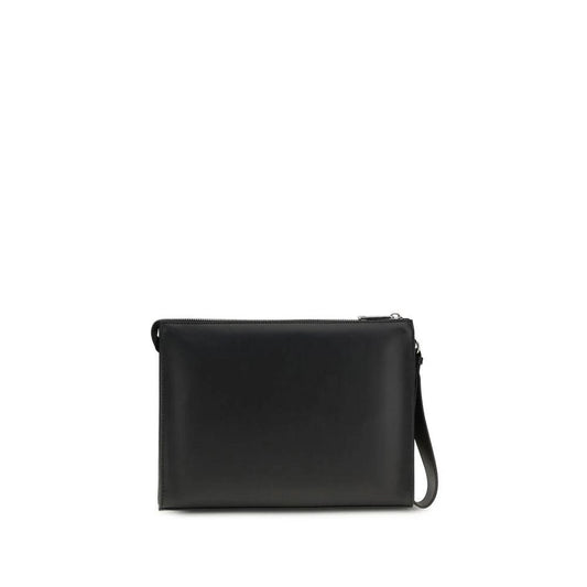 Fendi Schwarze Leder-Clutch by Fendi