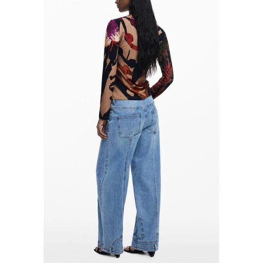 Desigual Langarmshirt Kooperation Edition Braun | ELORÉ by Desigual