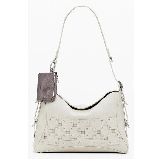 Desigual New Patch Schultertasche Beige Lederoptik | ELORÉ by Desigual
