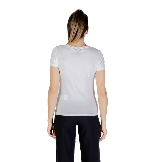 EA7 Emporio Armani T-Shirt aus weißer Baumwolle by EA7 Emporio Armani