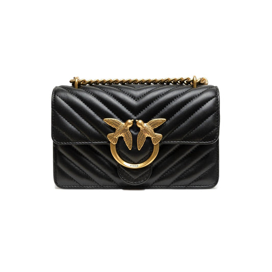 Pinko Love Bag Umhängetasche Schwarz Leder | ELORÉ by PINKO