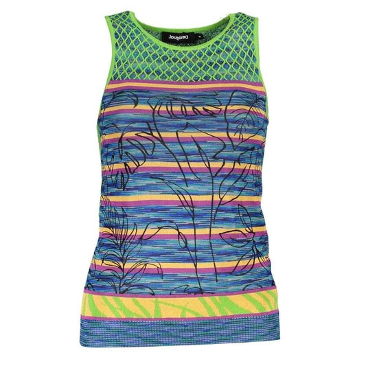 Desigual Mesh-Tanktop Netz Neon Sommer Grün | ELORÉ by Desigual